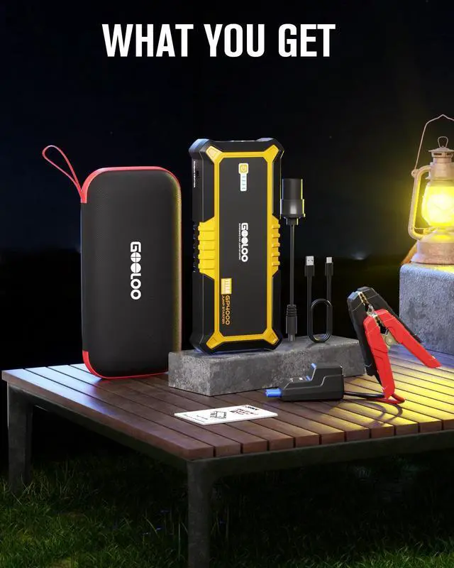 Alt view image 7 of 7 - GOOLOO GP4000 Jump Starter 4000A Peak Car Starter (All Gas,up to 10.0L Diesel Engine) SuperSafe 12V Lithium Jump Box,Auto Battery Booster Pack,Portable Power BankUSB Quick Charge 
Refurbished/Optional