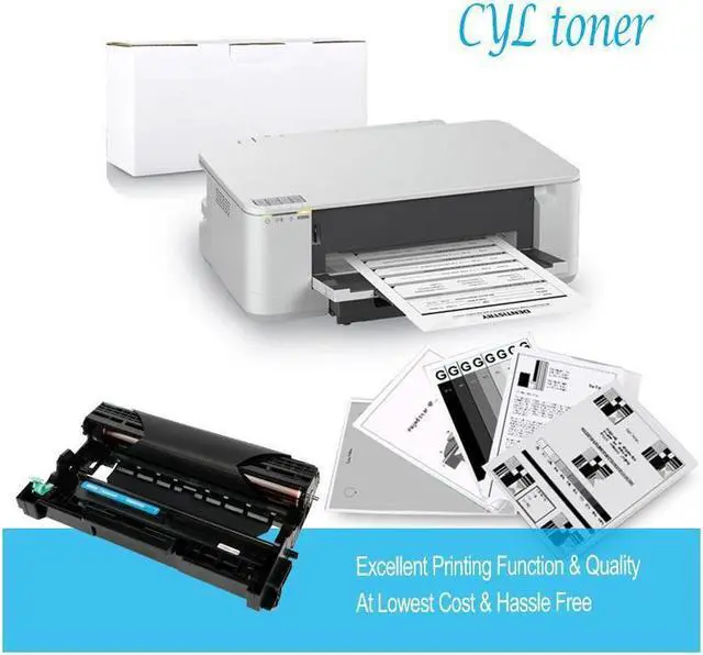 Alt view image 2 of 4 - DR630 Drum + TN660 Toner Cartridge for Brother DR630 TN660 DCP-L2520DW DCP-L2540DW HL-L2300D HL-L2320D HL-L2340DW HL-L2360DW HL-L2380DW MFC-L2700DW MFC-L2720DW MFC-L2740DW Printer 4 Pack