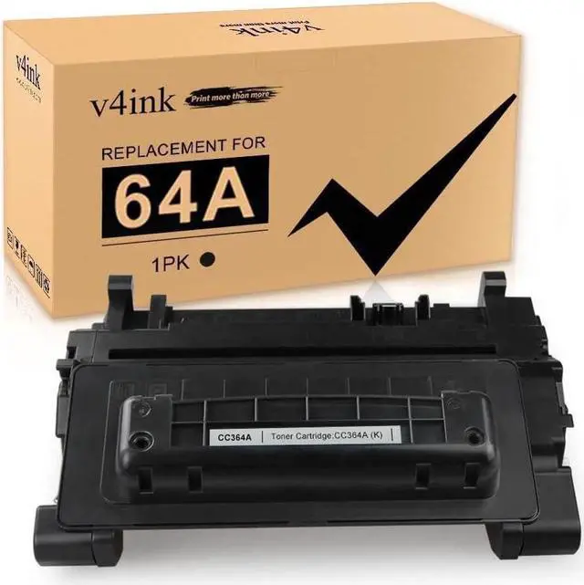 Main image of v4ink Compatible Toner Cartridge Replacement for HP 64A CC364A (1-Pack) Work with Laserjet P4014 P4014n P4014dn P4015 P4015n P4015tn P4015dn P4015x P4515 P4515n P4515tn P4515x P4515xm Printer