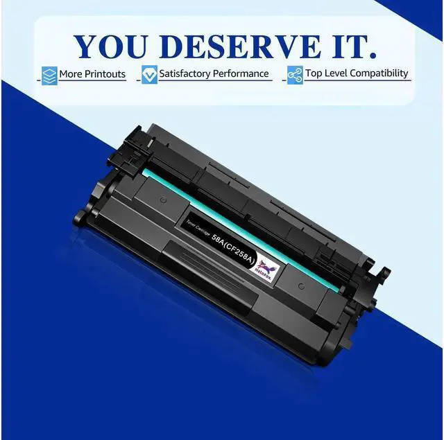 Alt view image 5 of 5 - 1PK CF258A 58A Toner (NO CHIP) for  LaserJet Pro M404dn M404dw M404n Printers