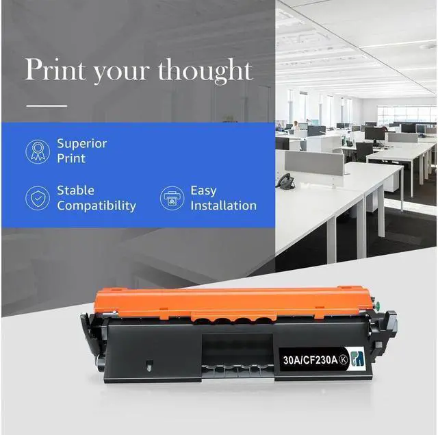 Alt view image 5 of 5 - 2PK CF230A 30A Toner Cartridge for  LaserJet Pro MFP M227fdn M227fdw Printers