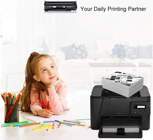 Alt view image 5 of 5 - 3pcs CF283A Black Toner for  83A LaserJet Pro MFP M127fw M127fn M127 W/Chip