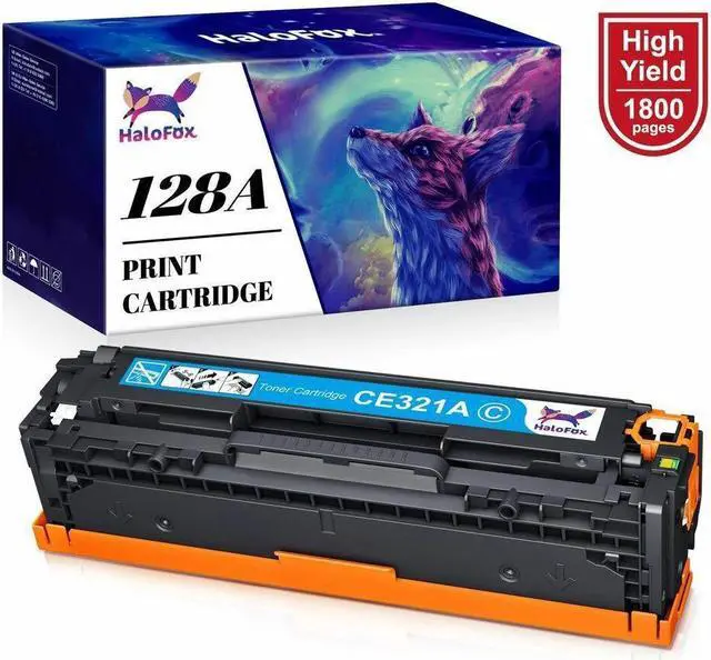 Alt view image 2 of 5 - 4-PK High Yield CE320A - 23A Color Toner Set For  128A LaserJet Pro CM1415FNW