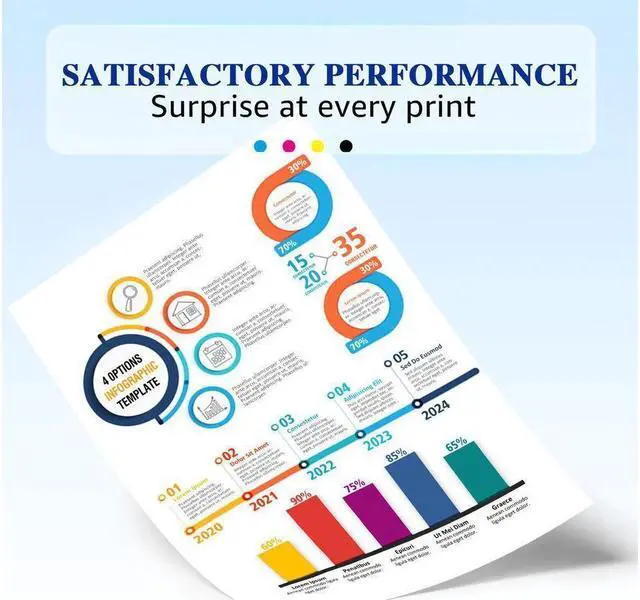 Alt view image 2 of 5 - 4 CE410A CE410X 305A Toner CompatibleFor  LaserJet Pro M375nw M475dw M451