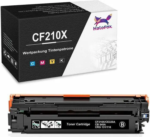Alt view image 3 of 5 - 2 PK Black Toner Cartridge for  CF210X 131X Color Laserjet Pro200 M251nw M276n