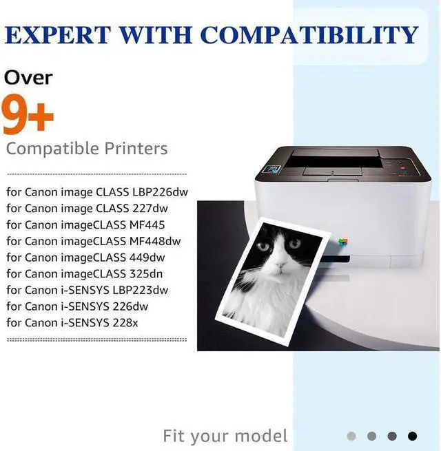 Alt view image 4 of 5 - 3P for  057 CRG-057 Black Toner Cartridge ImageCLASS MF-445dw LBP-227dw