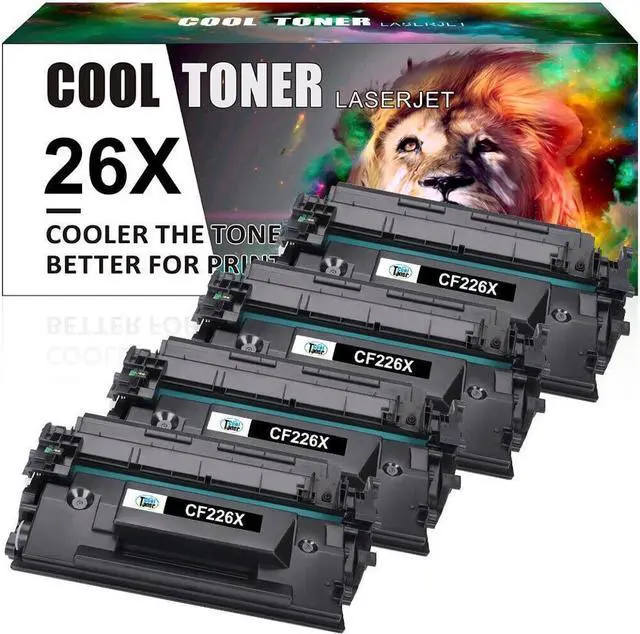 Main image of 4 Pack Black CF226X Toner Compatible With  26X LaserJet Pro M402n M402d MFP M426dw M426fdw