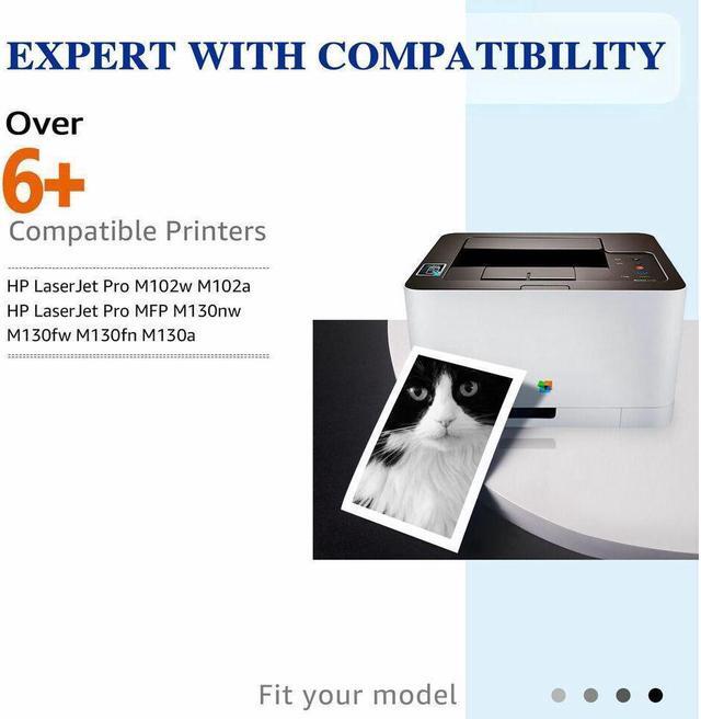 Alt view image 3 of 5 - 2X CF217A 17A Toner Cartridge for  LaserJet Pro MFP M130nw M130fw M130fn M130a
