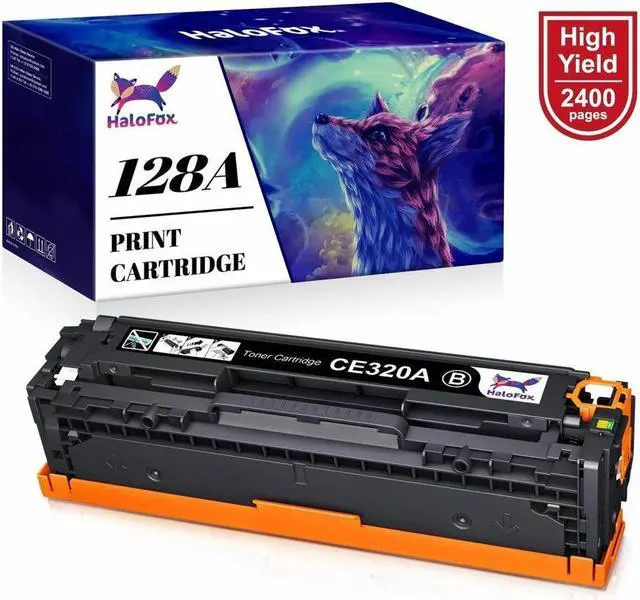 Main image of High Yield Black CE320A Toner Cartridge 128A For  Laserjet Pro CP1525n Printer