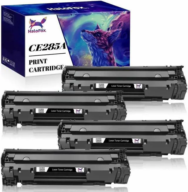 Main image of 4 High Yield 85A CE285A Black Toner Cartridge For  LaserJet P1005 P1006 Print