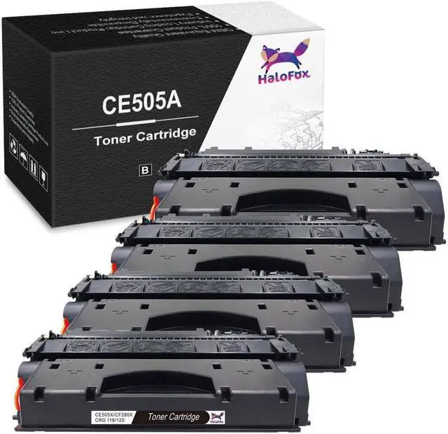 Main image of 4x CE505A Toner Cartridge Compatible With  05A LaserJet P2035 P2055DN P2035N