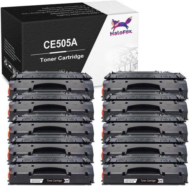 Main image of 10PK High Yield 05A CE505A Toner Compatible for  LaserJet P2035N P2055DN P2055