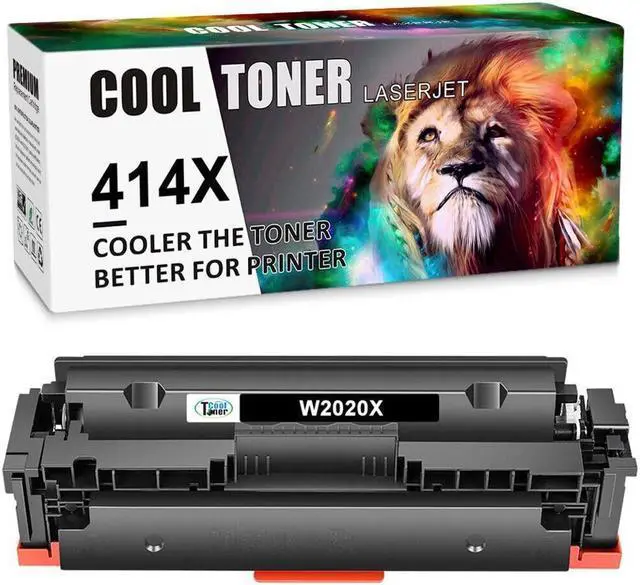 Main image of 1PK Black Toner for  414A 414X W2020A Laserjet Pro M454dn dw M479fdw fdn printer No Chip