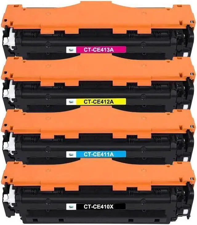 Main image of Cool Toner Compatible Toner Cartridge Replacement for  305A 305X CE410A CE410X for  Laserjet Pro 400 Toner M451dn M451nw MFP M476nw M476dw M375nw M475dn Printer (Black Cyan Magenta Yellow, 4-Pack)