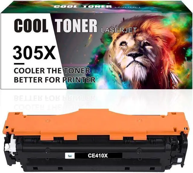 Main image of 1PK CE410X Black Toner Compatible with  305A 305X lot Laserjet Pro 400 M451dn MFP M475dn