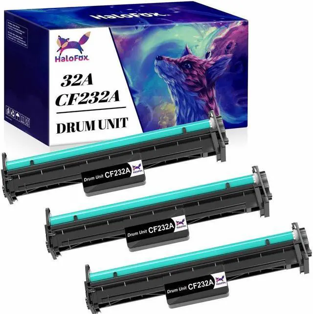 Main image of 3x CF232A 32A Drum Unit Compatible For LaserJet Pro M118dw M148fdw M227fdn