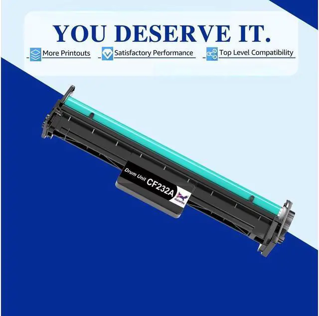 Alt view image 2 of 5 - 3x CF232A 32A Drum Unit Compatible For LaserJet Pro M118dw M148fdw M227fdn