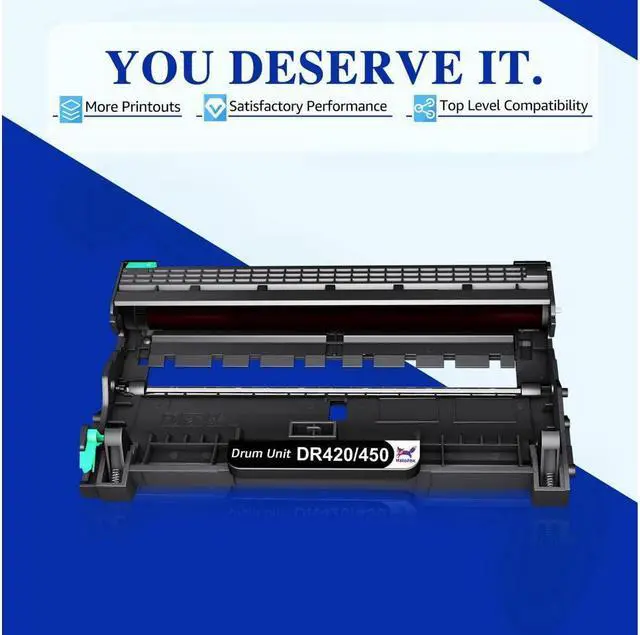 Alt view image 2 of 5 - 4 Pcs DR-420 450 Drum Unit for Brother MFC-7365DN MFC-7460DN DCP-7060D HL-2270DW