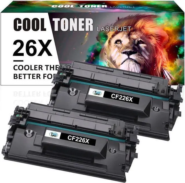 Main image of 2 Pack Black CF226X Toner Compatible With 26X LaserJet Pro M402n M402d MFP M426dw M426fdw