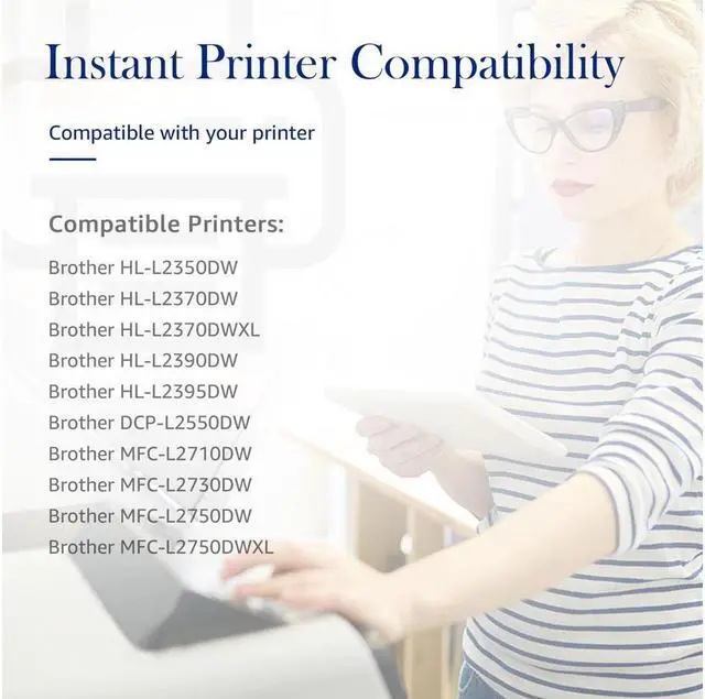 Alt view image 5 of 5 - 1Pc TN770 Black Toner Cartridge replacement for Brother DCP-L2550DW HL-L2390DW