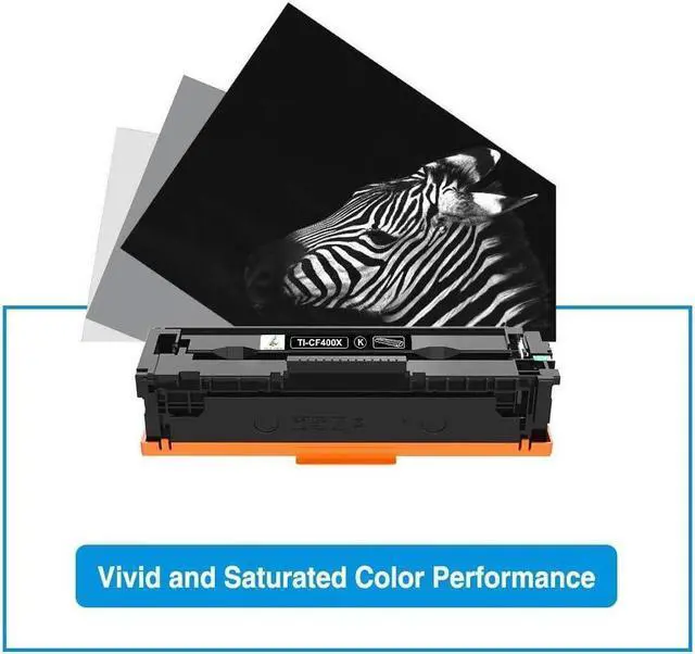 Alt view image 5 of 5 - TRUE IMAGE Compatible Toner Cartridge Replacement for 201A CF400A 201X CF400X Color Pro MFP M277dw M252dw M252n M277c6 M277 M252 Printer Ink (Black, 1-Pack)