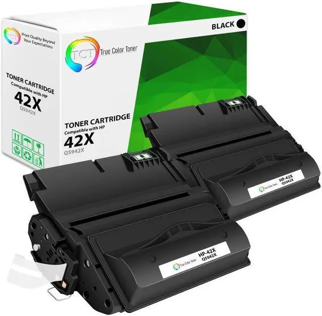 Main image of TCT Compatible High Yield Toner Cartridge Replacement for the 42X Series - 2 Pack Black