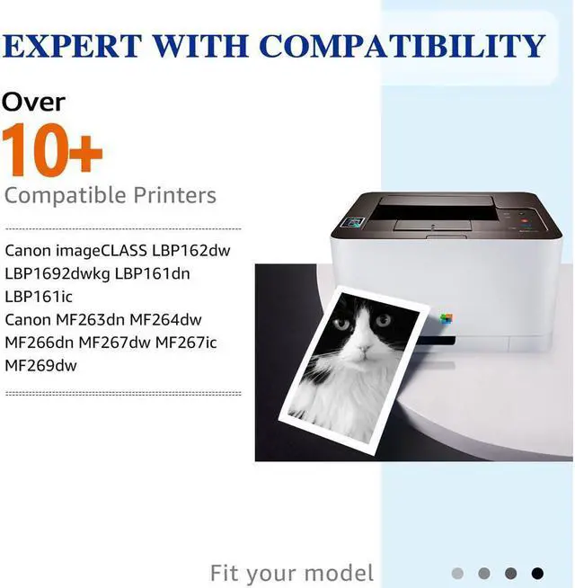 Alt view image 4 of 5 - 3x 051H CRG-051H BLACK Toner forimageCLASS LBP162dw LBP160 MF264dw MF263dn