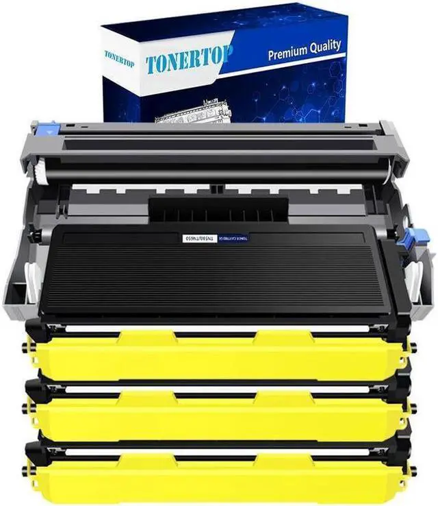 Alt view image 4 of 4 - 4PK New Toner Drum Combo For Brother TN580 DR520 MFC-8860DN HL-5270DN Printer