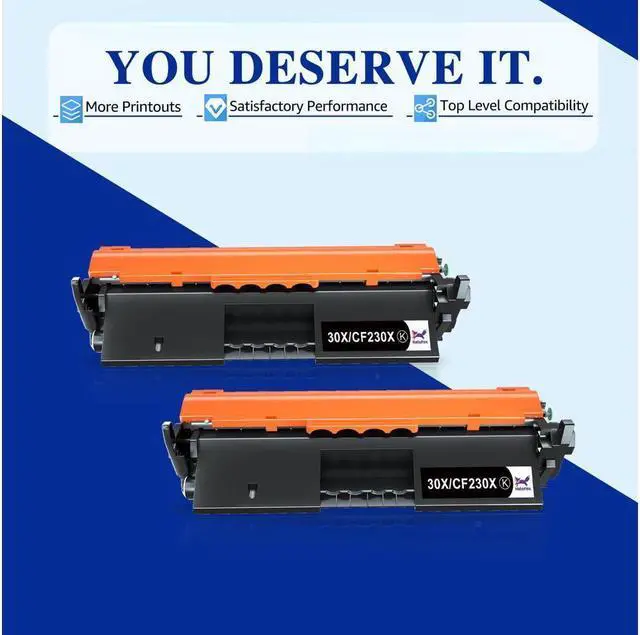 Alt view image 2 of 5 - 2Pack CF230X 30X Black Toner Cartridge for LaserJet M203d M203dn M203dw