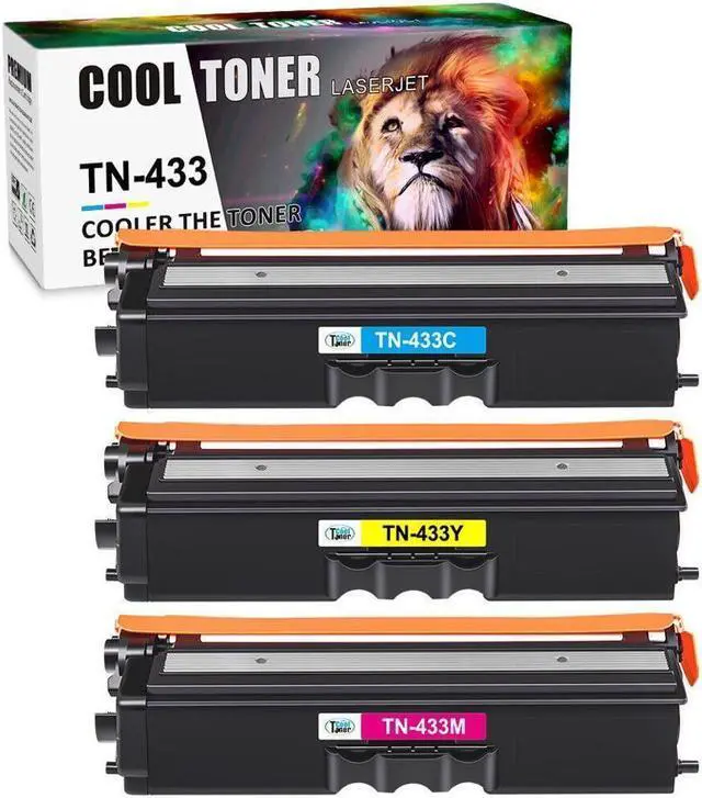 Main image of 3 Pack Toner (C/M/Y) Compatible With Brother TN433 TN-433 HL-L8260cdw HL-L8360cdw MFC-L8610cdw