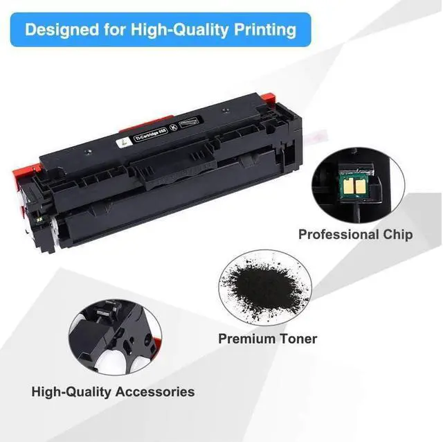 Alt view image 4 of 5 - TRUE IMAGE Compatible Toner Cartridge Replacement for 055 055H Toner Color imageCLASS MF743Cdw MF741Cdw MF745Cdw MF746Cdw LBP664Cdw Printer with Chip (Black Cyan Magenta Yellow, 4-Pack)