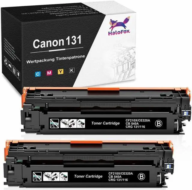Main image of 2x Black Toner Cartridge for 131 ImageCLASS LBP7100CN MF8230CN 6273B001AA