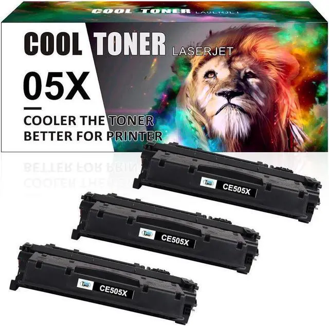 Main image of 3*CE505X 05X Toner Cartridge Compatible with LaserJet P2055dn P2055 P2055d