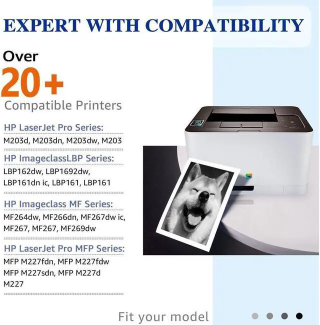 Alt view image 2 of 5 - 2PK CF230A 30A Black 30A Toner compatible with LaserJet MFP M227fdn M227sdn