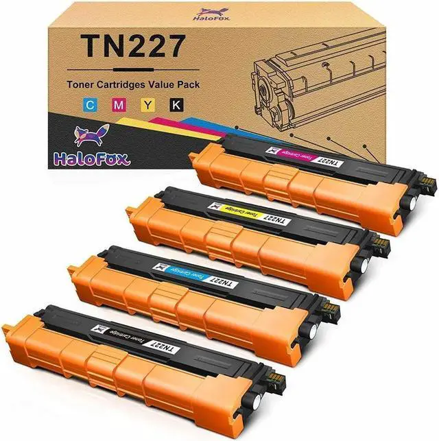 Main image of 5PK High Yield TN227 BK/C/Y/M Toner For Brother MFC-L3710CW L3730CDN With Chip