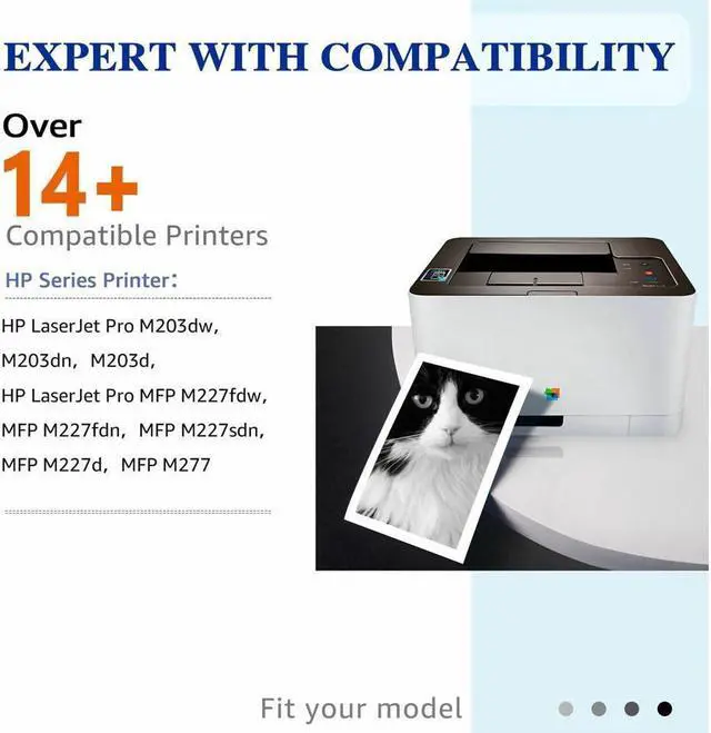 Alt view image 3 of 5 - 5X Toner Cartridge+Chip CF230X 30X High Yield For M203DW MFP M227FDW M227SDN