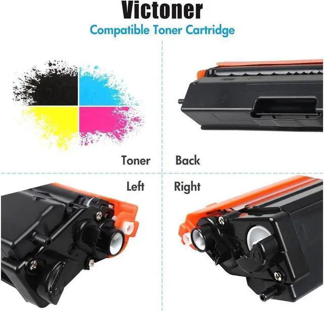 Alt view image 3 of 5 - TN436 TN-436 Toner Cartridge 4-Pack Compatible Replacement for Brother TN436 TN 436 TN436BK TN436C TN436M TN436Y for MFC-L8900CDW HL-L8360CDW HL-L8360CDWT HL-L9310CDW MFC-L9570CDW Printer