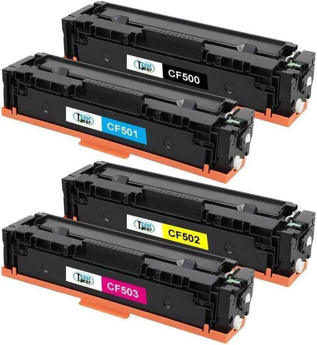 Main image of 4PK(KCMY-Full Set) 202X CF500X Toner Compatible With LaserJet Pro MFP M281FDW M281CDW