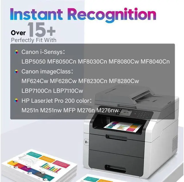 Alt view image 2 of 5 - 4x CF210A Toner for 131A LaserJet Pro 200 Color MFP M276nw M276n M251nw M251
