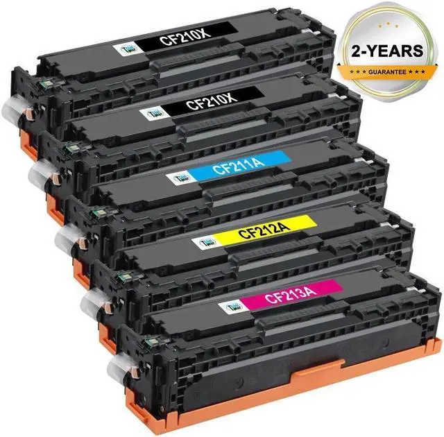Main image of 5PK (2K+CMY) 131A CF210A Toner Compatible with LaserJet Pro Color MFP M276nw M251nw