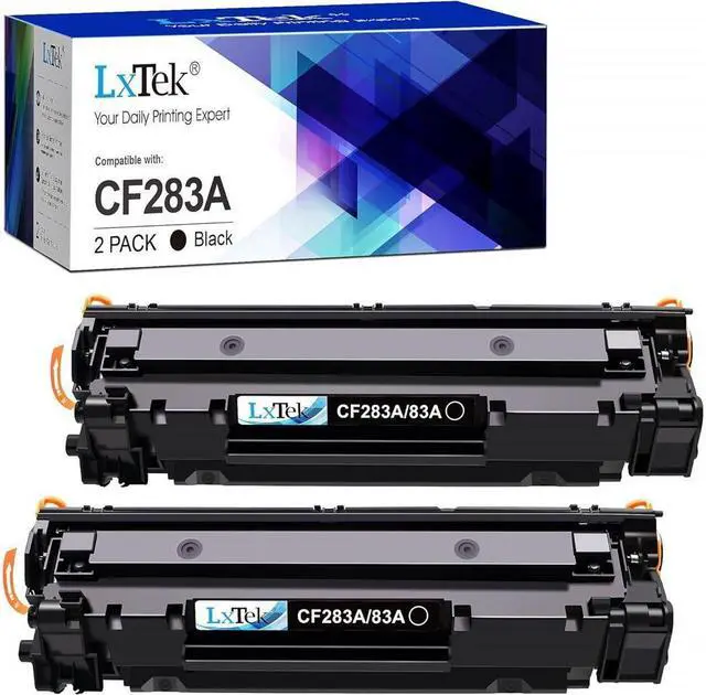 Main image of LxTek Compatible Toner Cartridge Replacement for 83A CF283A to compatible with Laserjet Pro MFP M125nw M201dw M225dw M201n M125a M127fn M127fw, 2 Black
