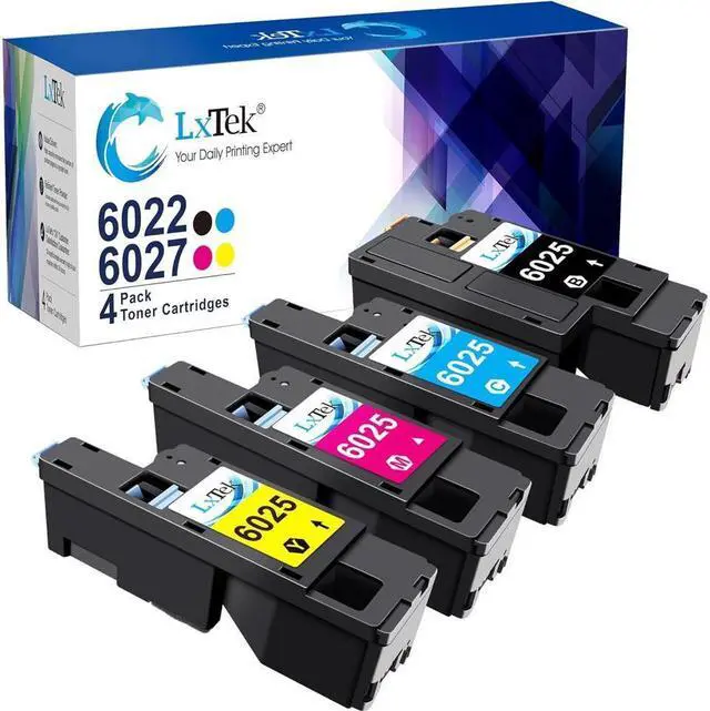 Main image of LxTek Remanufactured Toner Cartridge Replacement for Xerox WorkCentre 6027 6025, Phaser 6022 6020 (1 Black 106R02759, 1 Cyan 106R02756, 1 Magenta 106R02757, 1 Yellow 106R02758, 4 Pack)