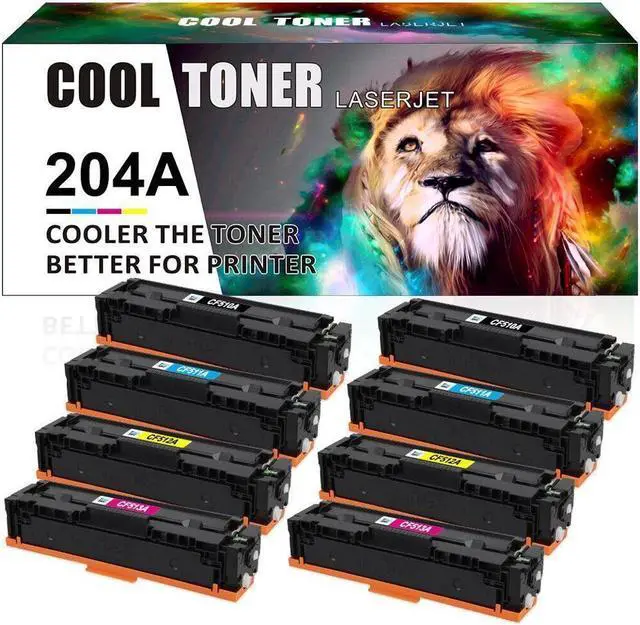 Main image of 8*CF510A (2*KCMY)Toner Compatible with 204A Color Pro MFP M180nw M181fw M154a