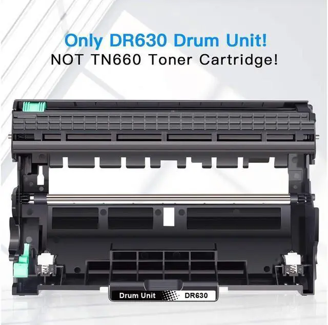 Alt view image 5 of 5 - LxTek Compatible Drum Unit Replacement for Brother DR630 DR-630 High Yield to use with HL-L2300D MFC-L2705DW HL-L2300D MFC-L2720DW HL-L2320D Printer (2 Black)