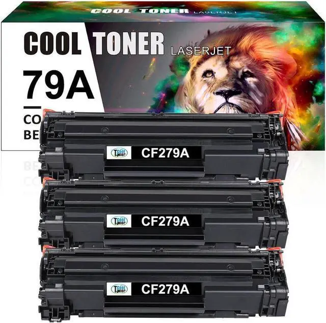 Main image of 3 PackCF279A 79A Compatible Black Toner Cartridge for LaserJet Pro MFP M26nw