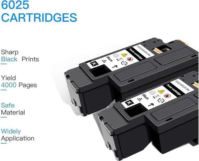 Alt view image 2 of 4 - LxTek Remanufactured Toner Cartridge Replacement for Xerox WorkCentre 6027 6025, Phaser 6022 6020 Printer(2 Black 106R02759), High Yield