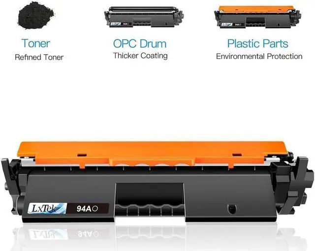 Alt view image 4 of 5 - LxTek Compatible Toner Cartridge Replacement for 94A CF294A to Compatible with Laserjet Pro M118dw, M118, M148dw, M148fdw, M148 Series, M149 Printer (Black, 2 Pack)