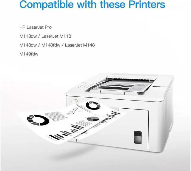 Alt view image 2 of 5 - LxTek Compatible Toner Cartridge Replacement for 94A CF294A to Compatible with Laserjet Pro M118dw, M118, M148dw, M148fdw, M148 Series, M149 Printer (Black, 2 Pack)