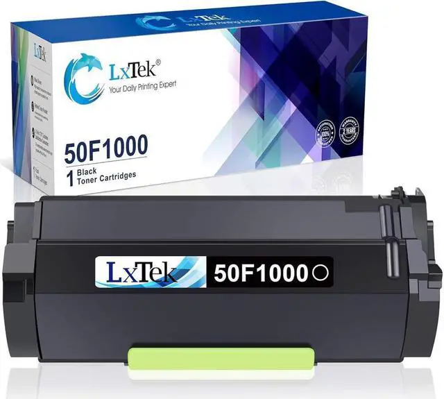 Main image of LxTek Compatible 50F1H00 501H Toner Cartridge Replacement for Lexmark 501H 501X 50F1X00 50F1000 for MS510dn MS415dn MS610de MS310d MS312dn MS410dn MS310dn MS410d (Black, 1 Pack)
