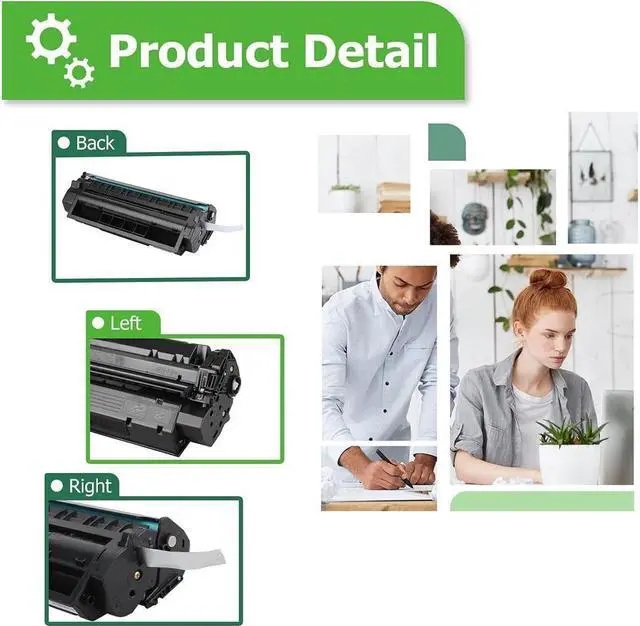 Alt view image 4 of 5 - Aztech Compatible Toner Cartridge Replacement for Q2613X C7115X 15X 15A C7115A 13X 13A Q2613A 1200 1000 1300 1300N 1005 1220 1150 3380 3300 3320 3330 Printer (Black 1-Pack)